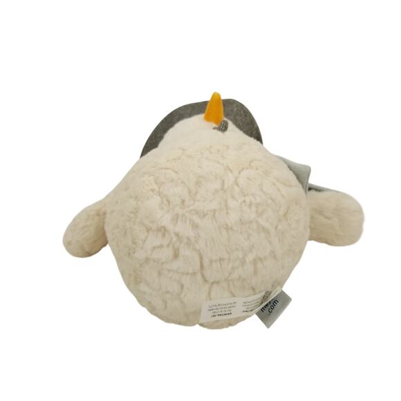 Mary Meyer Barnes & Noble Snowman Plush Grey Top Hat Blue Scarf Stuffed Toy - Picture 5 of 12